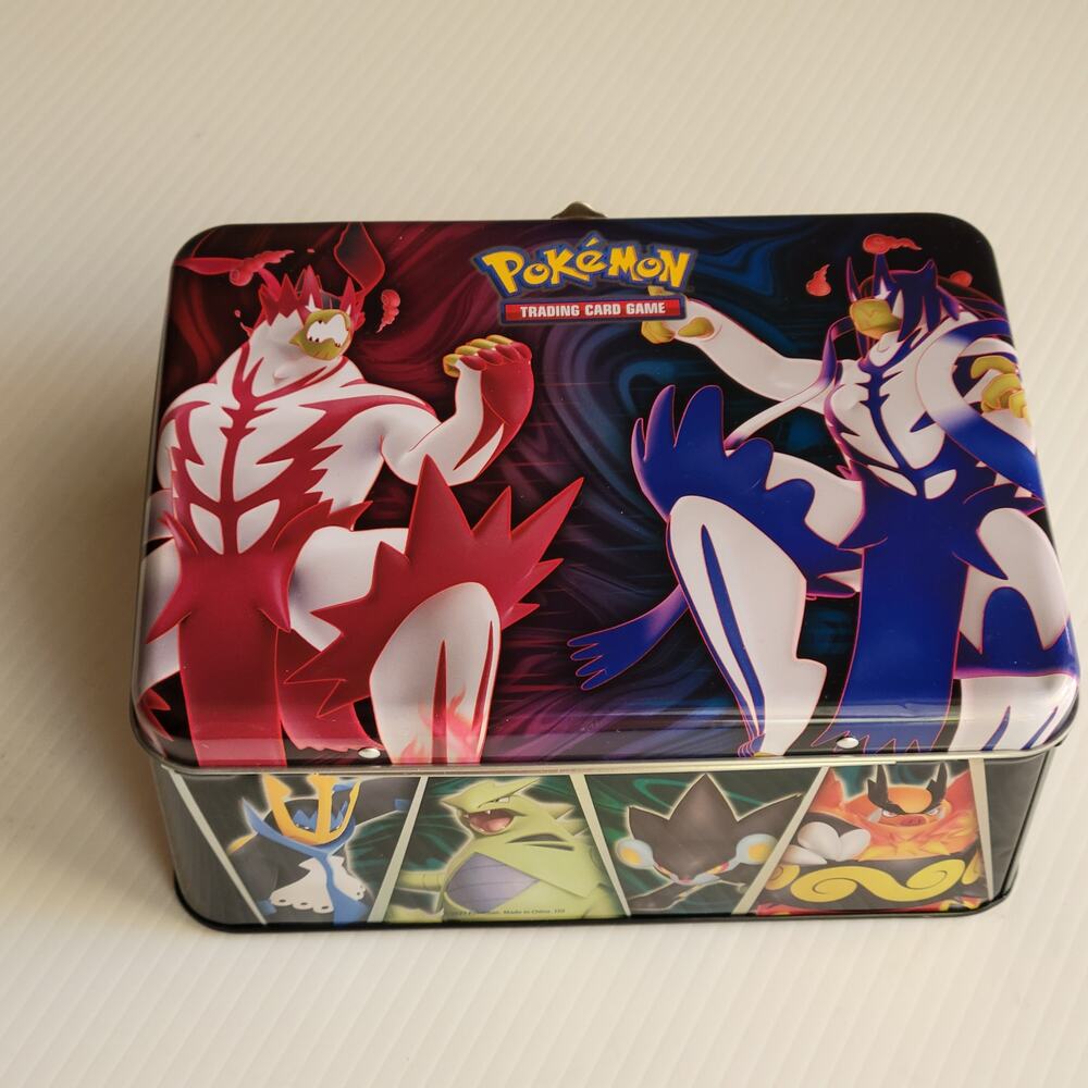 Pokemon Tin Collector Chest Spring 2021 Lunch box battle styles